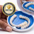 Shiny Smile Veneers, Custom-Molded Snap-On Set